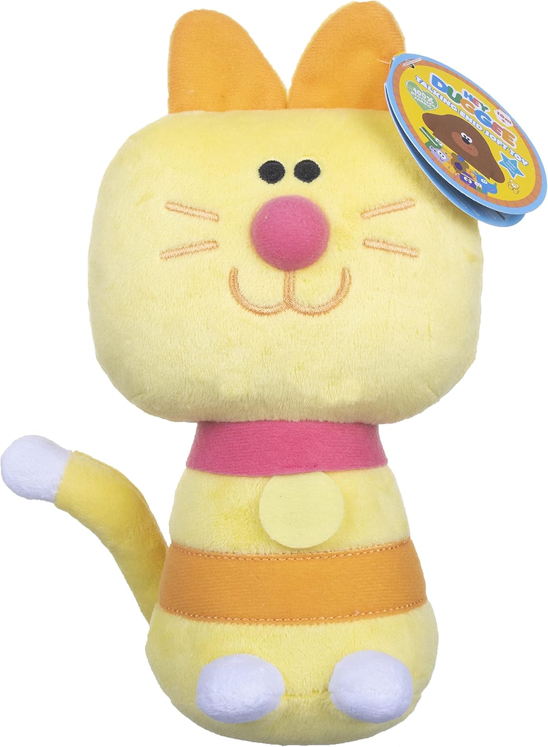 Hey Duggee 539 2143 EA Talking Enid Soft Toy, Amarelo