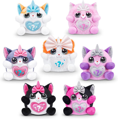 Rainbocorns Kittycorn Surprise Series 2, Starla the American Short Hair Cat - Pelúcia colecionável - 10 surpresas para desembalar, descascar e revelar coração, adesivos, maiores de 3 anos