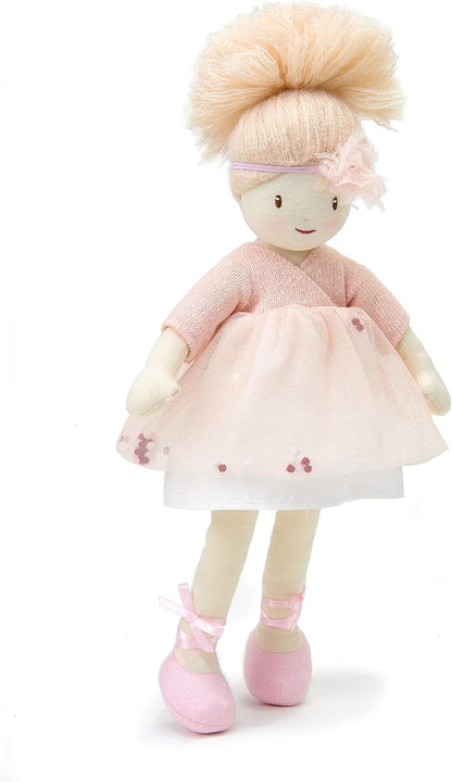 ThreadBear Design Boneca Mia Rag - Brinquedo macio com vestido rosa para crianças…