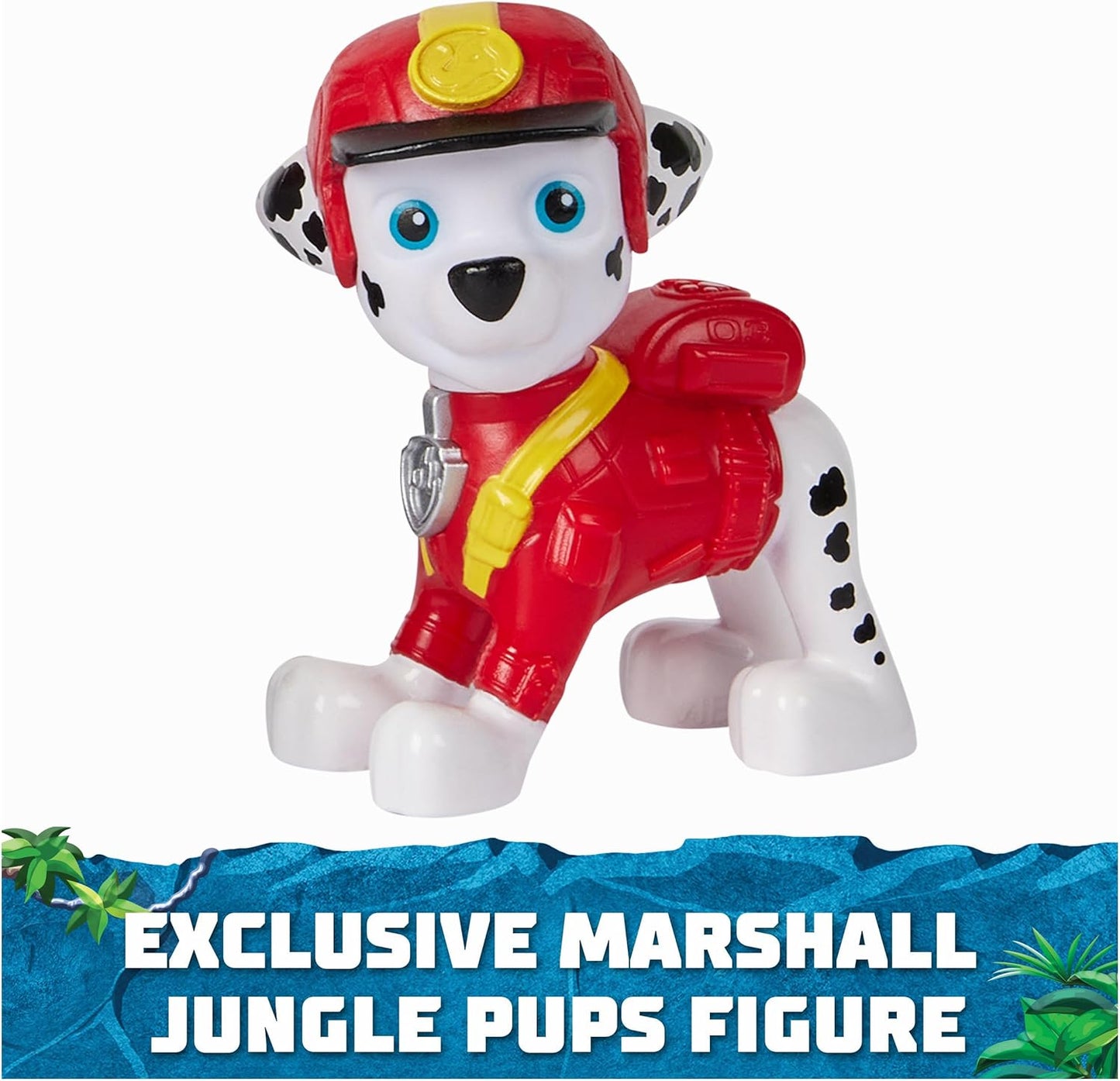 Paw Patrol Jungle Pups, vehículo elefante de lujo de Marshall, camión de juguete con figura de acción coleccionable, juguetes para niños y niñas de 3 años en adelante