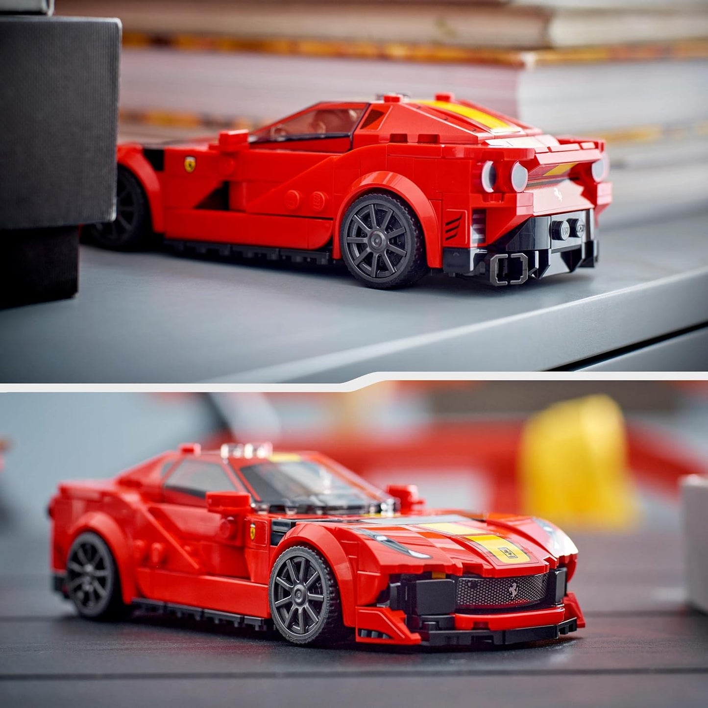 LEGO Speed ​​Champions Ferrari 812 Competizione, Kit de construcción de maquetas de juguete para coches deportivos para niños, niños y niñas, Serie 2023, Set de vehículos de carreras coleccionables 76914