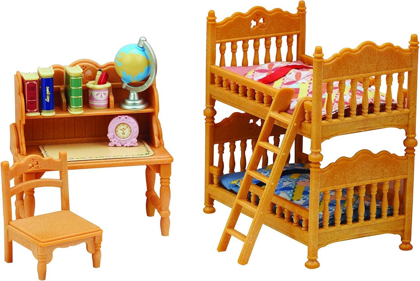 Sylvanian Families Conjunto de sala de estar confortável e conjunto de quarto infantil 5338, multicolorido