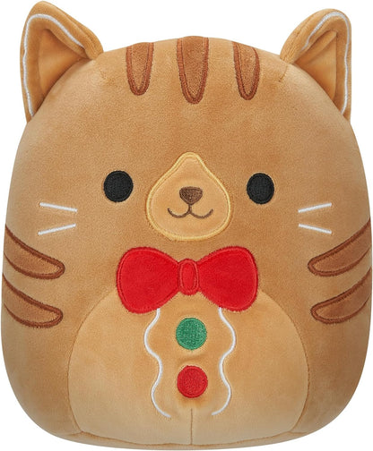 Squishmallows Pelúcia ultramacia original de 7,5 polegadas para gato de gengibre de tamanho pequeno