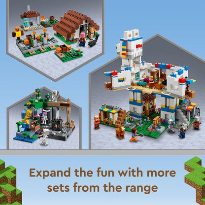 LEGO Kit de construção de vila abandonada do Minecraft 21190, conjunto de brinquedos zumbis do Minecraft, ideia de presente para crianças, meninas, meninos, idade 8+, com figuras de jogo, incluindo zumbis e caçadores de zumbis com acessórios