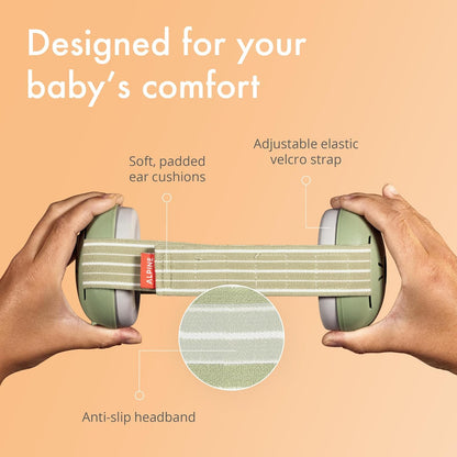 Alpine Muffy Baby Ear Defender para bebês e crianças pequenas de até 36 meses -  Protetores de ouvido com redução de ruído - Fones de ouvido confortáveis para bebês contra danos auditivos e melhora o sono - Preto