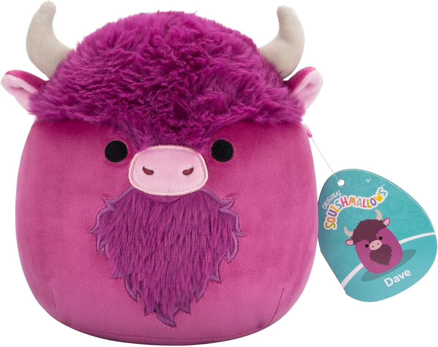 Squishmallows Original 7,5 Polegadas - Dave the Plum Bison