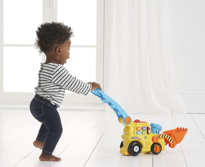 VTech POP e Drop Digger, escavadeira educacional para crianças pequenas, presente de brinquedo para meninos e meninas de 12 meses a 2 e 3 anos