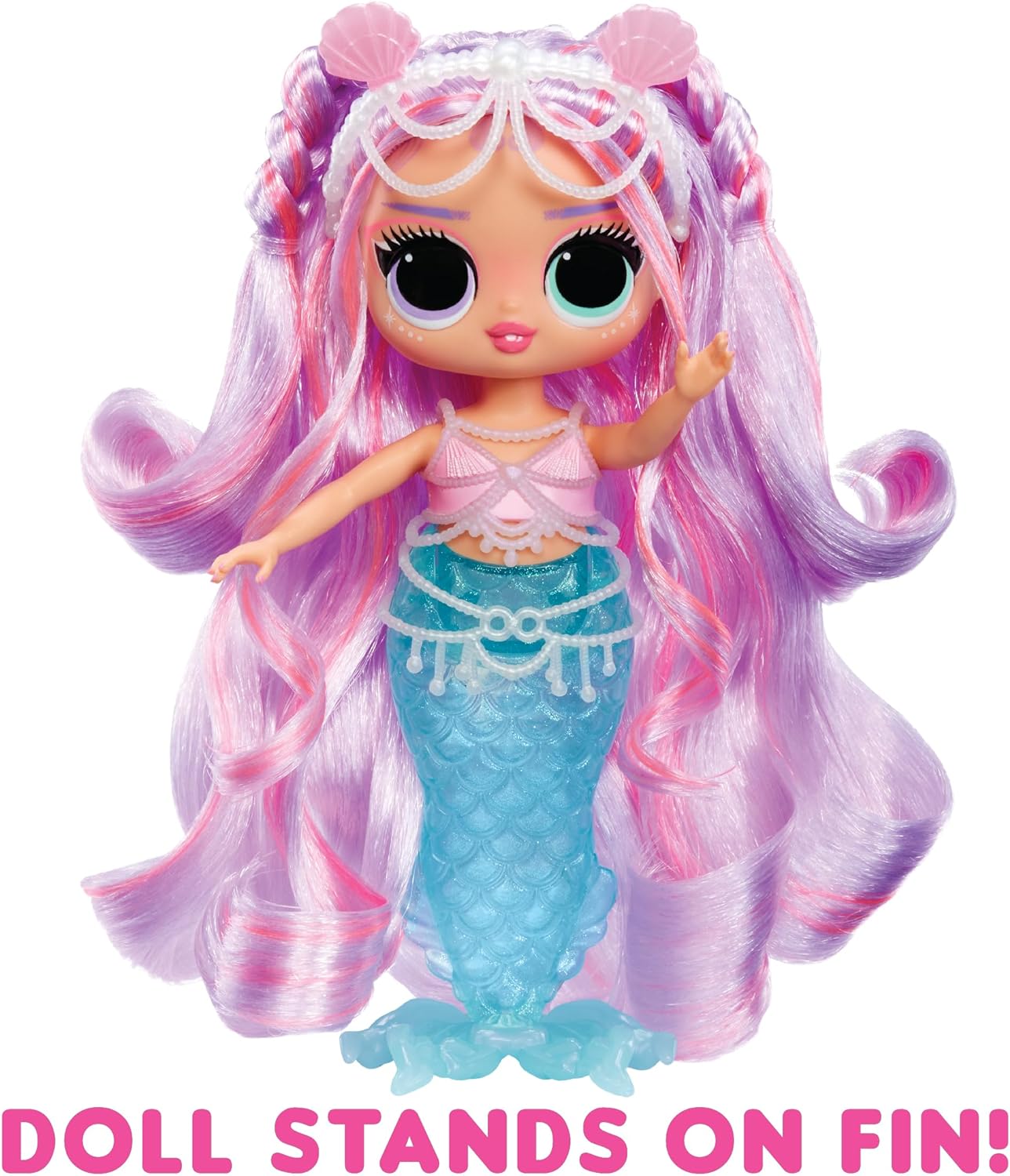 LOL. Surpresa! Tweens - Mermaid Lana Marine - Boneca fashion com cauda que muda de cor, barbatana móvel e lindos acessórios - Brinquedos para crianças e colecionadores a partir de 4 anos