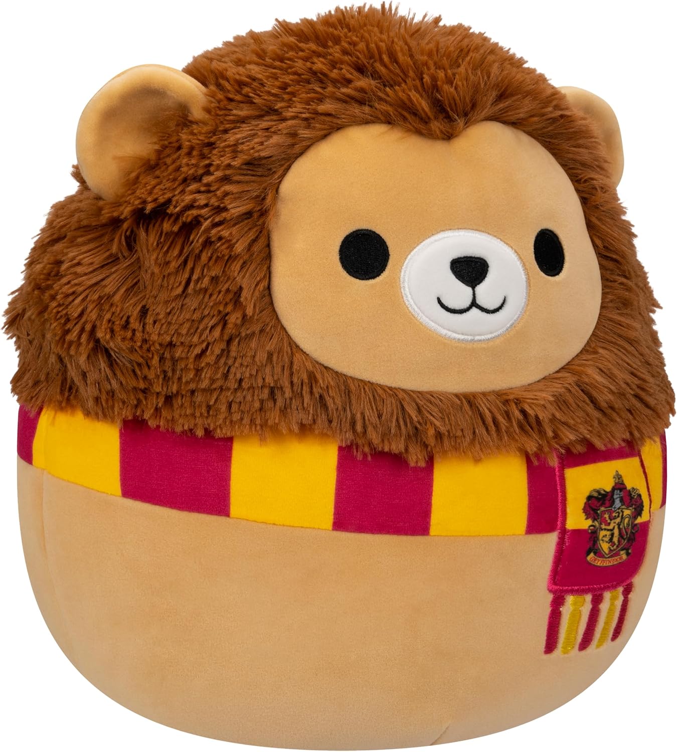 Squishmallows SQWB00017 Harry Potter Leão da Grifinória de 10 polegadas de tamanho médio ultramacio oficial Jazwares pelúcia, marrom