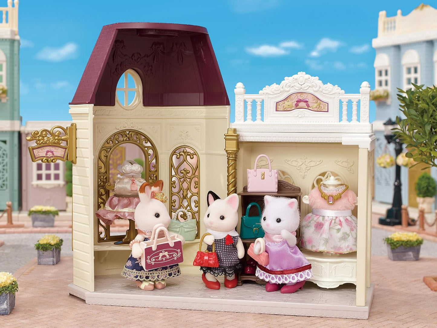 Sylvanian Families Conjunto de moda Tuxedo Cat - conjunto de casa de bonecas