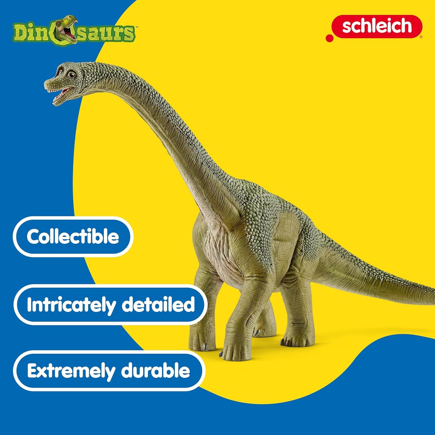 SCHLEICH 15021 Agustinia Dinossauros Brinquedo Figurine para crianças de 4 a 12 anos