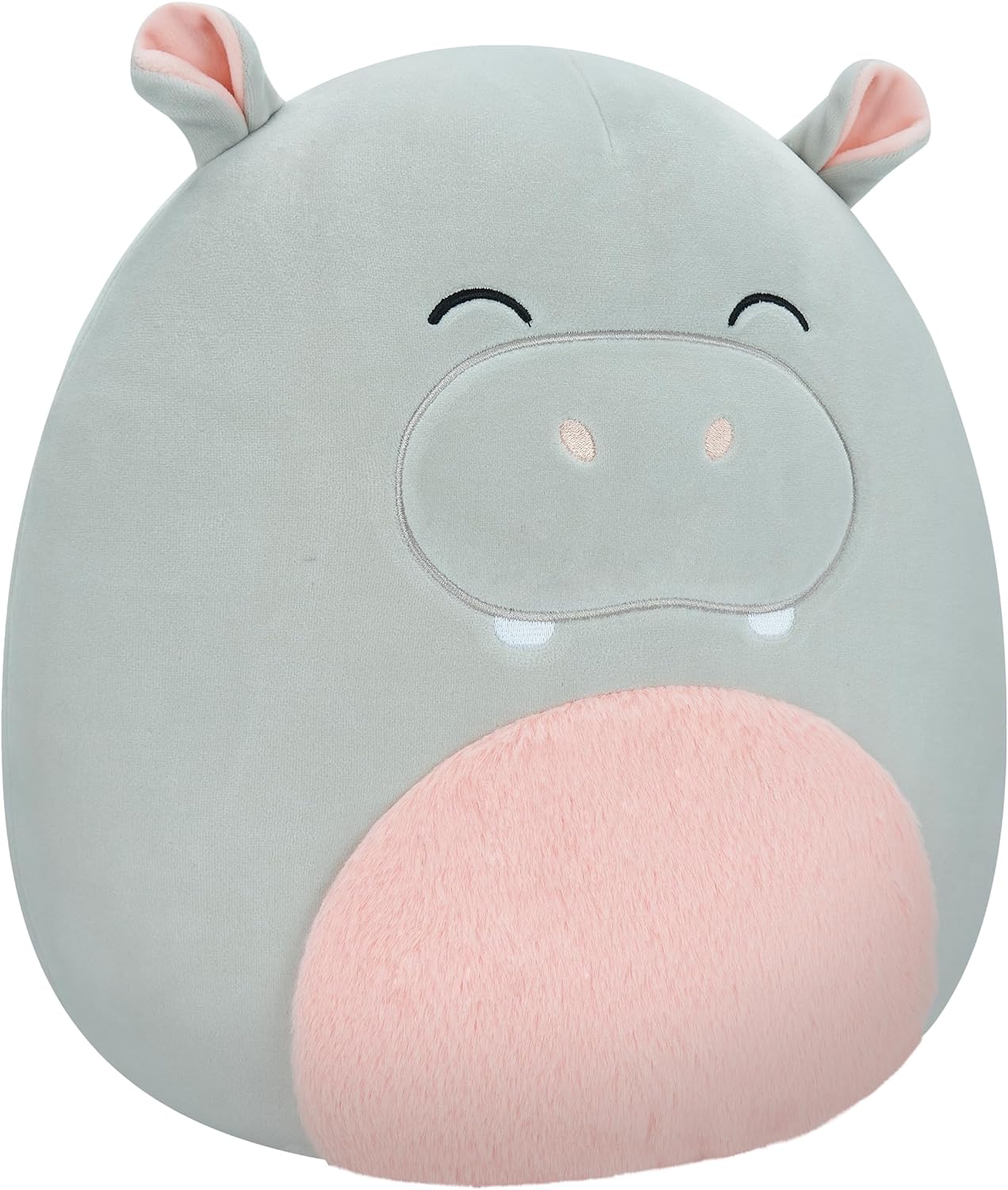 Squishmallows  SQCR04133 Harrison - Hipopótamo Cinza 12"