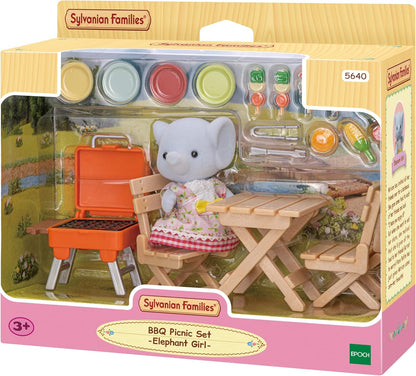 Sylvanian Families Conjunto de piquenique para churrasco - Elefante - conjuntos de casa de bonecas 5640