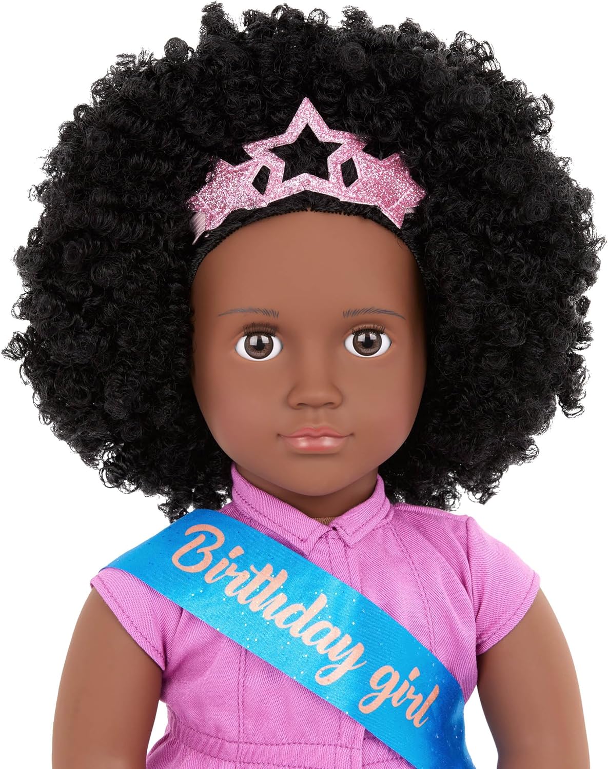 Our Generation - Muñeca Khelani Fashion Girl de 18 pulgadas, juego de muñecas temáticas para fiesta de cumpleaños - Incluye accesorios para fiestas