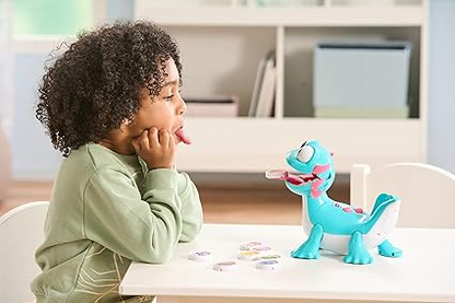 VTech Tasty Treats Axolotl, juguete interactivo para niños con reacciones divertidas, 8 bocadillos simulados y canciones y frases educativas, regalo para niños de 3, 4, 5 años en adelante, versión en inglés