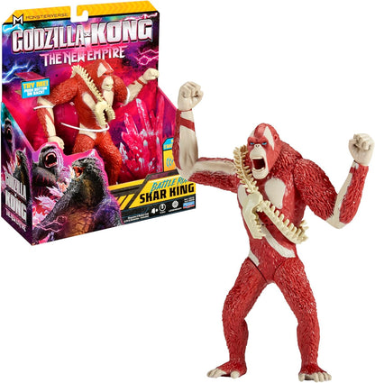 Godzilla vs. Kong: The New Empire, auténtica figura de acción de Battle Roar Skar King, 4+ años, 18 centímetros