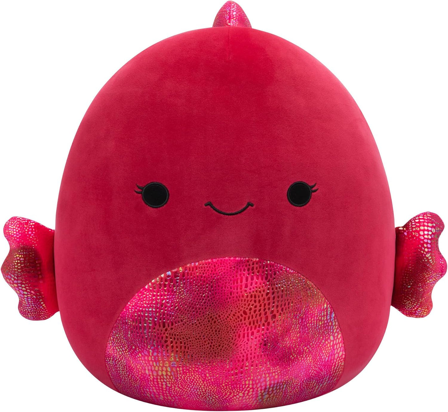 Squishmallows SQCR05481 16 polegadas-Barella The Raspberry Beta Fish, Multicolor