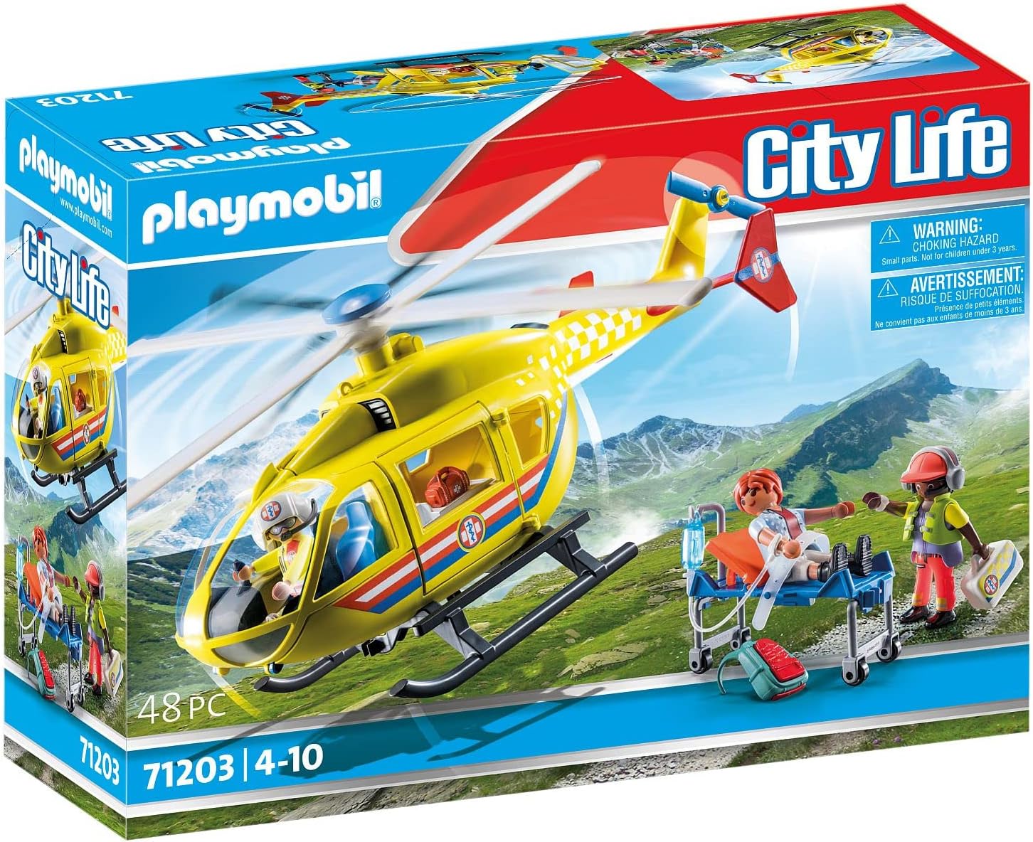 Playmobil city sales life helicopter