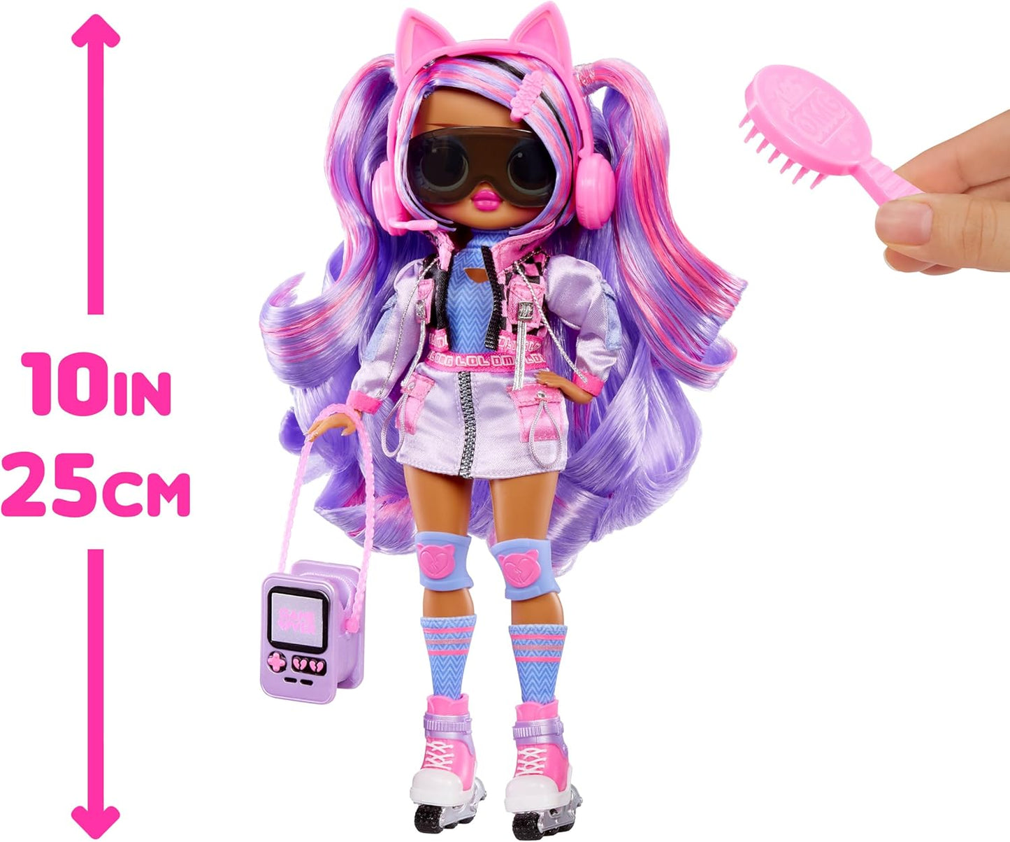 LOL. Surpresa! OMG Fashion Doll Ace com 15 surpresas - boneca incluindo moda e acessórios com tema de jogos - ótimo para crianças a partir de 4 anos