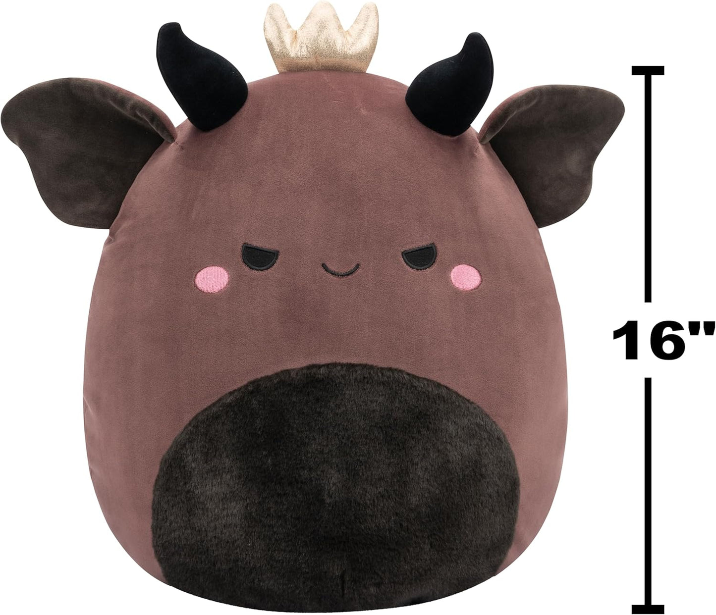 Squishmallows Original 16 pulgadas Ambergris Borgoña Goblin King