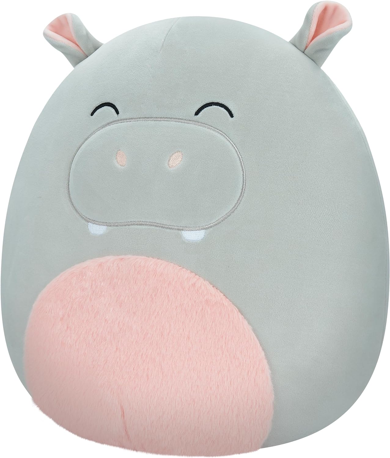 Squishmallows  SQCR04133 Harrison - Hipopótamo Cinza 12"