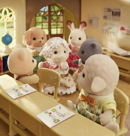 Sylvanian Families Família de ovelhas - conjunto de casa de bonecas 5619