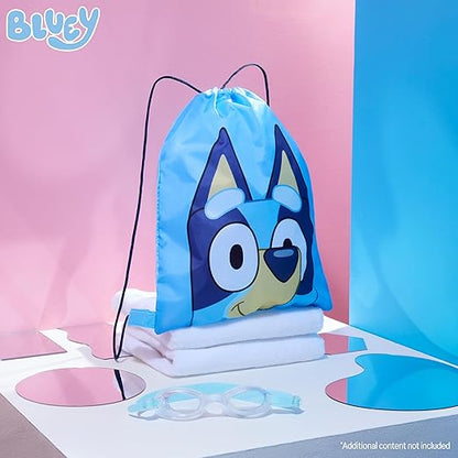 Bluey Kids Bolsas con cordón, bolsa de natación de 29x38 cm con ventilación de flujo de aire