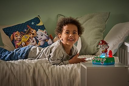 VTech PAW Patrol - Storytime With Marshall, brinquedo oficial PAW Patrol com 4 histórias, música e sons, luz noturna e cronômetro, presente para crianças de 3, 4, 5 anos ou mais, versão em inglês