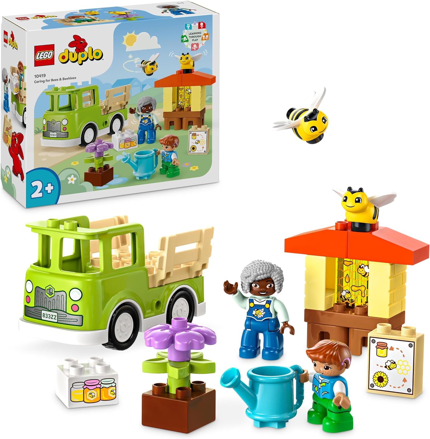 LEGO DUPLO Town Cuidando abejas y colmenas juguete de aprendizaje par