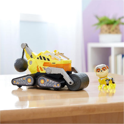 Paw Patrol: The Mighty Movie, caminhão de brinquedo de construção com entulho, figura de ação Mighty Pups, luzes e sons, brinquedos infantis para meninos e meninas 3+