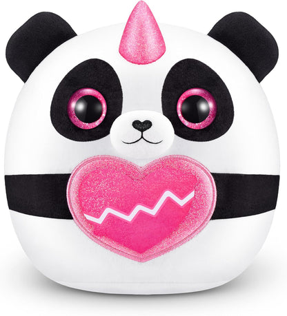 Rainbocorns ZURU Eggzania Mini Mania, Panda, da ZURU Plush Surprise Unboxing com Animal Soft Toy, ideia para meninas com brincadeiras imaginárias