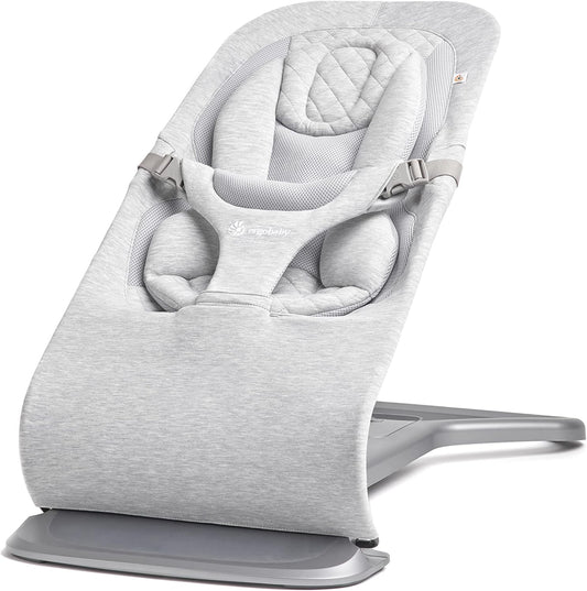 Ergobaby 3 em 1 Evolve Bouncer, espreguiçadeira ergonômica para bebês para recém-nascidos desde o nascimento até a criança, balanço para bebês com inserção para recém-nascidos