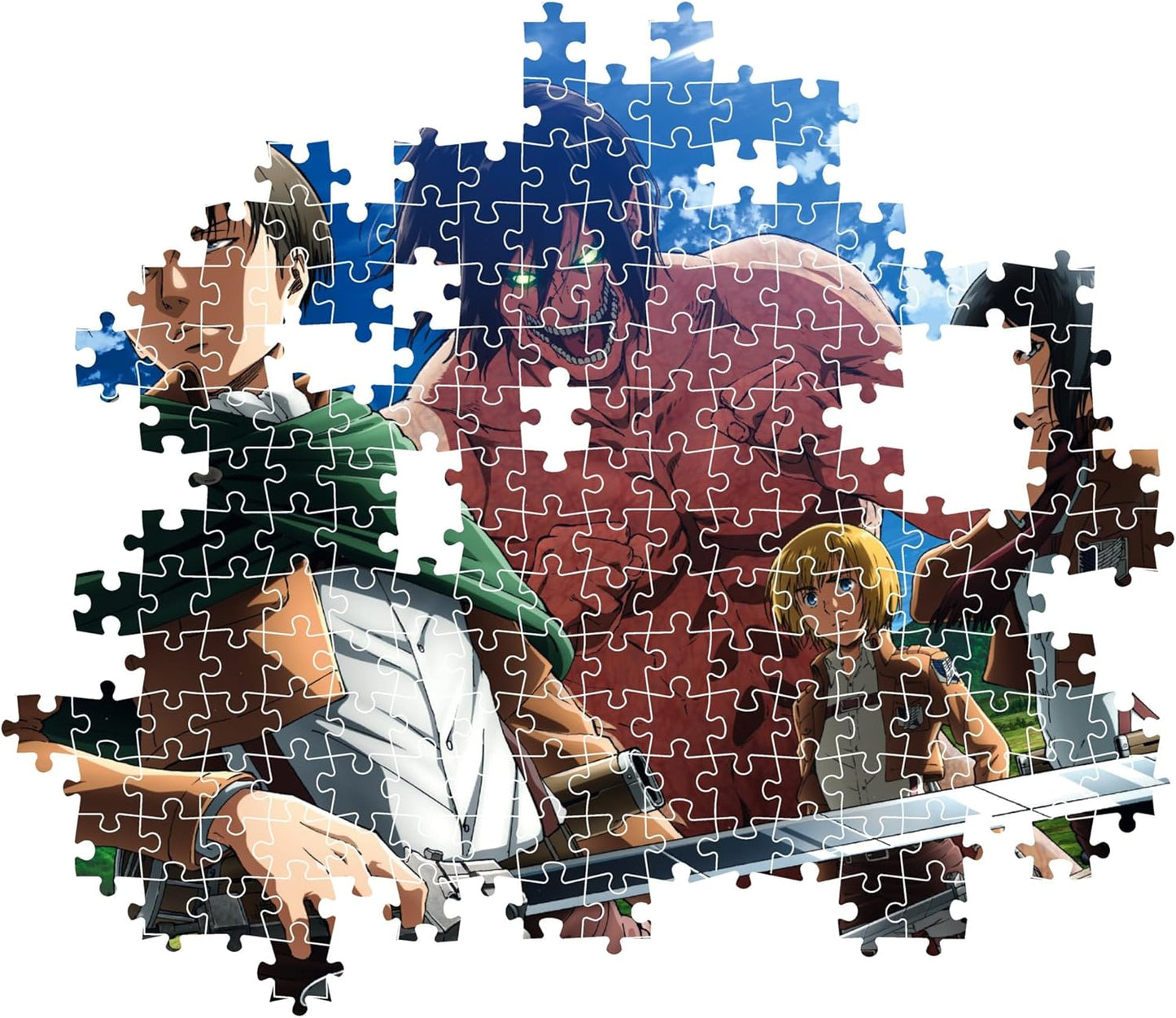 Clementoni - 35139 - Puzzle Attack On Titan - 500 Pièces - Puzzle Adulte, Divertissement Pour Adultes - Fabriqué En Itali