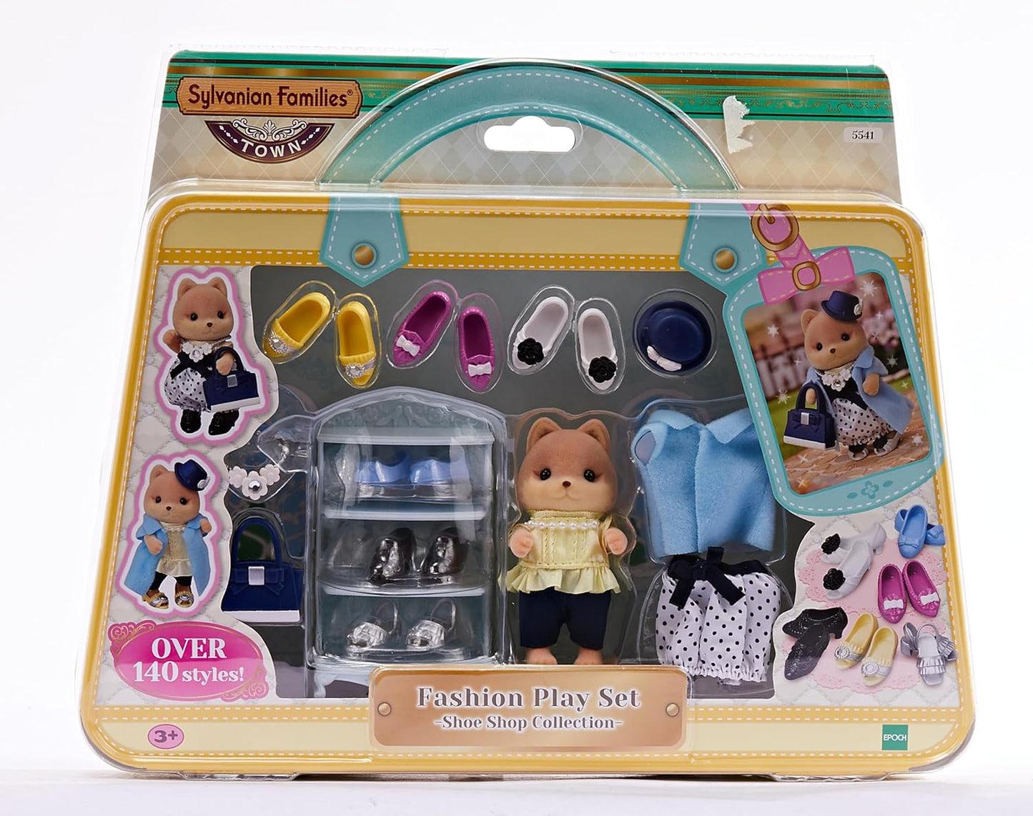 Sylvanian Families Conjunto de moda - Coleção de loja de sapatos - casa de bonecas playest 5541