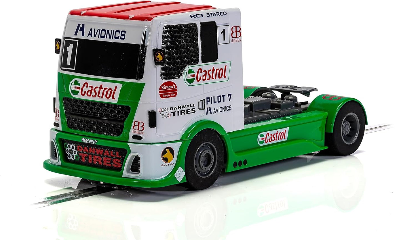 Scalextric C4156 Racing Truck - Carro Vermelho, Verde e Branco - Campeão Mundial Esportivo/Endurance