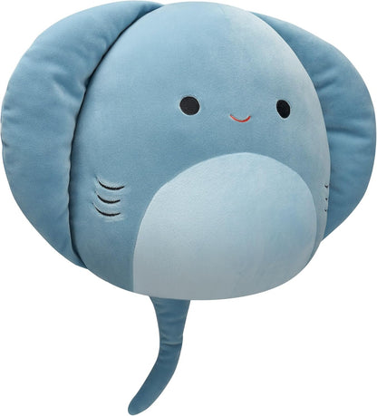 Squishmallows originales de 12 pulgadas - Akilah the Blue Polkadot Stingray