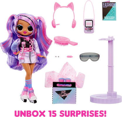 LOL. Surpresa! OMG Fashion Doll Ace com 15 surpresas - boneca incluindo moda e acessórios com tema de jogos - ótimo para crianças a partir de 4 anos