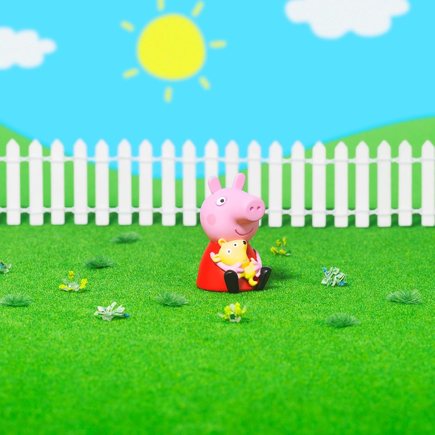 tonies Personagem de áudio Peppa Pig - Peppa Pig Toys, On the Road com Peppa Pig Audiolivros para crianças