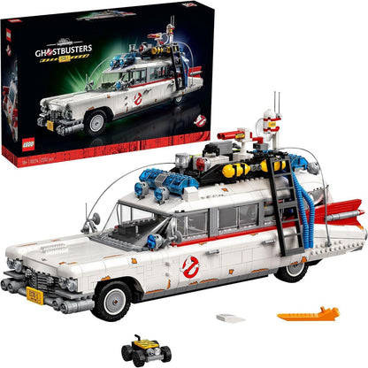 LEGO Icons Ghostbusters ECTO-1 Kit para carro, conjunto grande para adultos, ideia de presente para homens, mulheres, ela, ele, modelo colecionável para exibição, decoração nostálgica para casa 10274