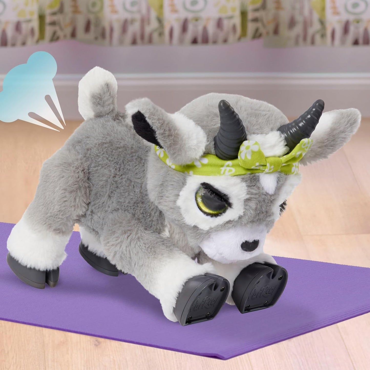 Just Play furReal Daisy the Yoga Goat brinquedo interativo, brinquedos infantis para maiores de 4 anos