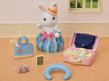 Sylvanian Families Conjunto de viagem de fim de semana - Mãe Coelho da Neve - conjunto de casa de bonecas 5641