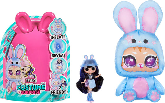 LOL. Surpresa! Fantasia de adolescente surpresa Aya Cherry Fashion Doll com fantasia de coelhinho azul inflável e várias surpresas, incluindo modas e acessórios fabulosos - ótimo para crianças de 4 anos ou mais