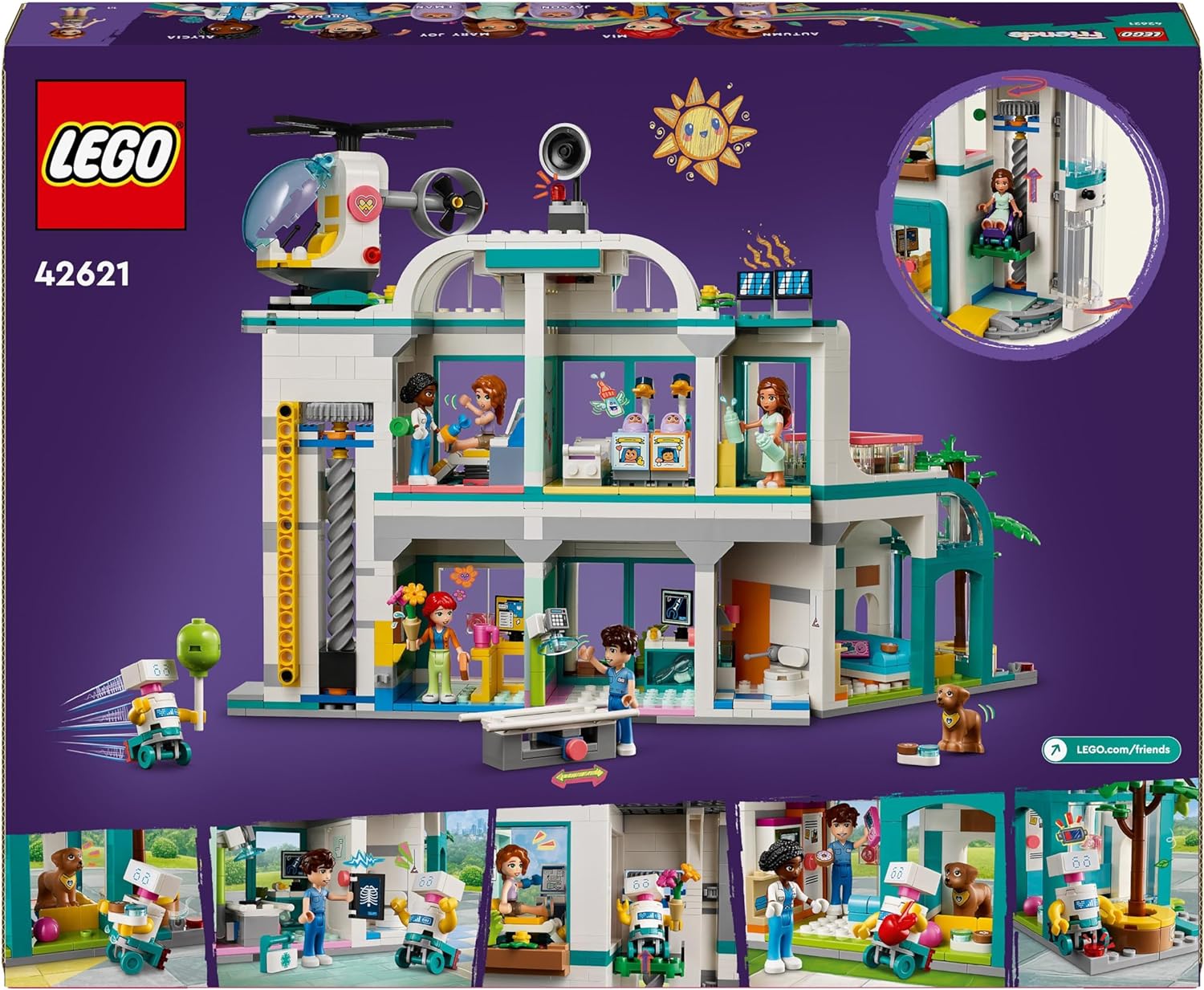 Lego friends hospital store amazon