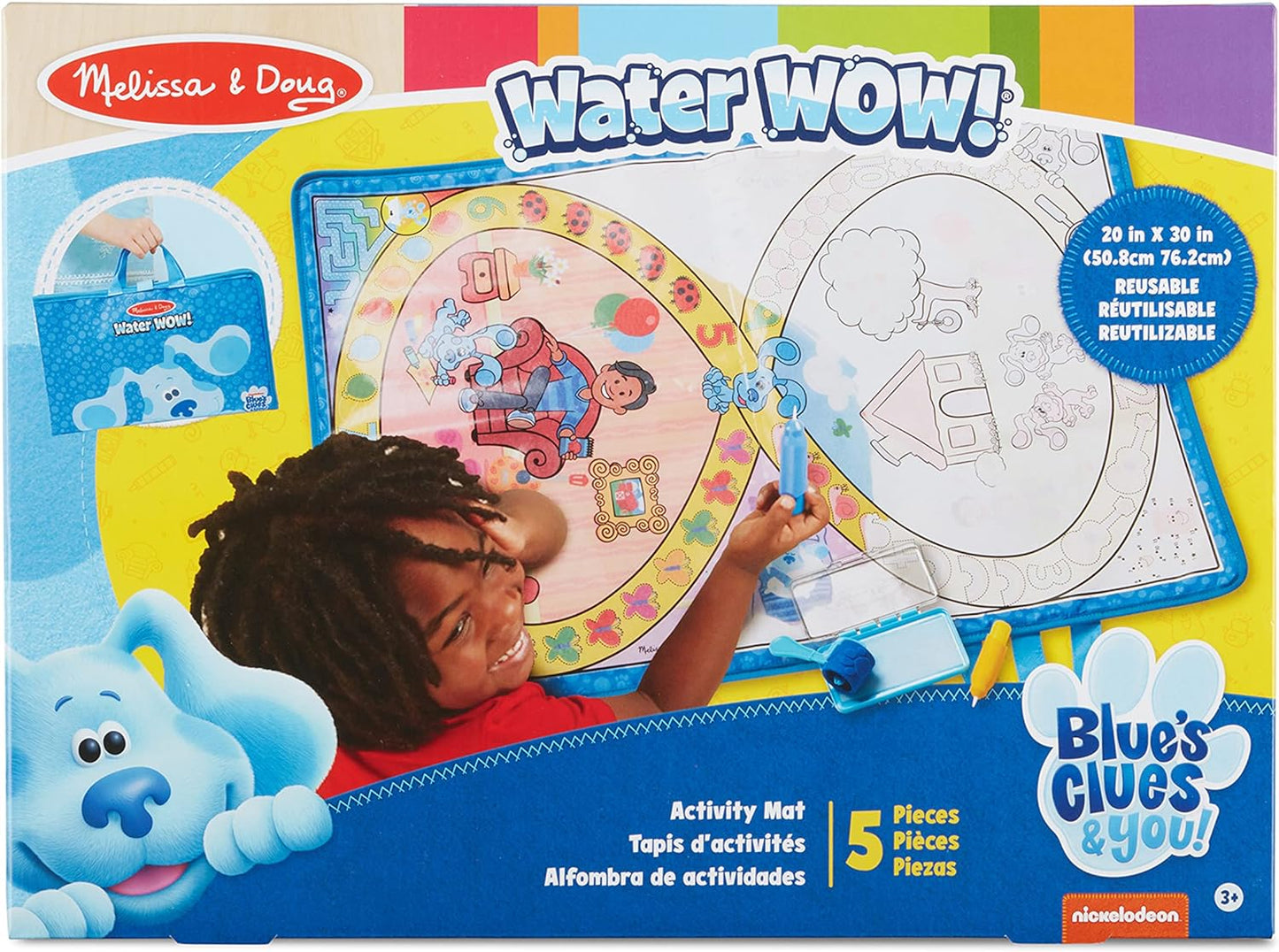 Melissa & Doug As pistas de Blue e você! Água UAU! Tapete de atividades