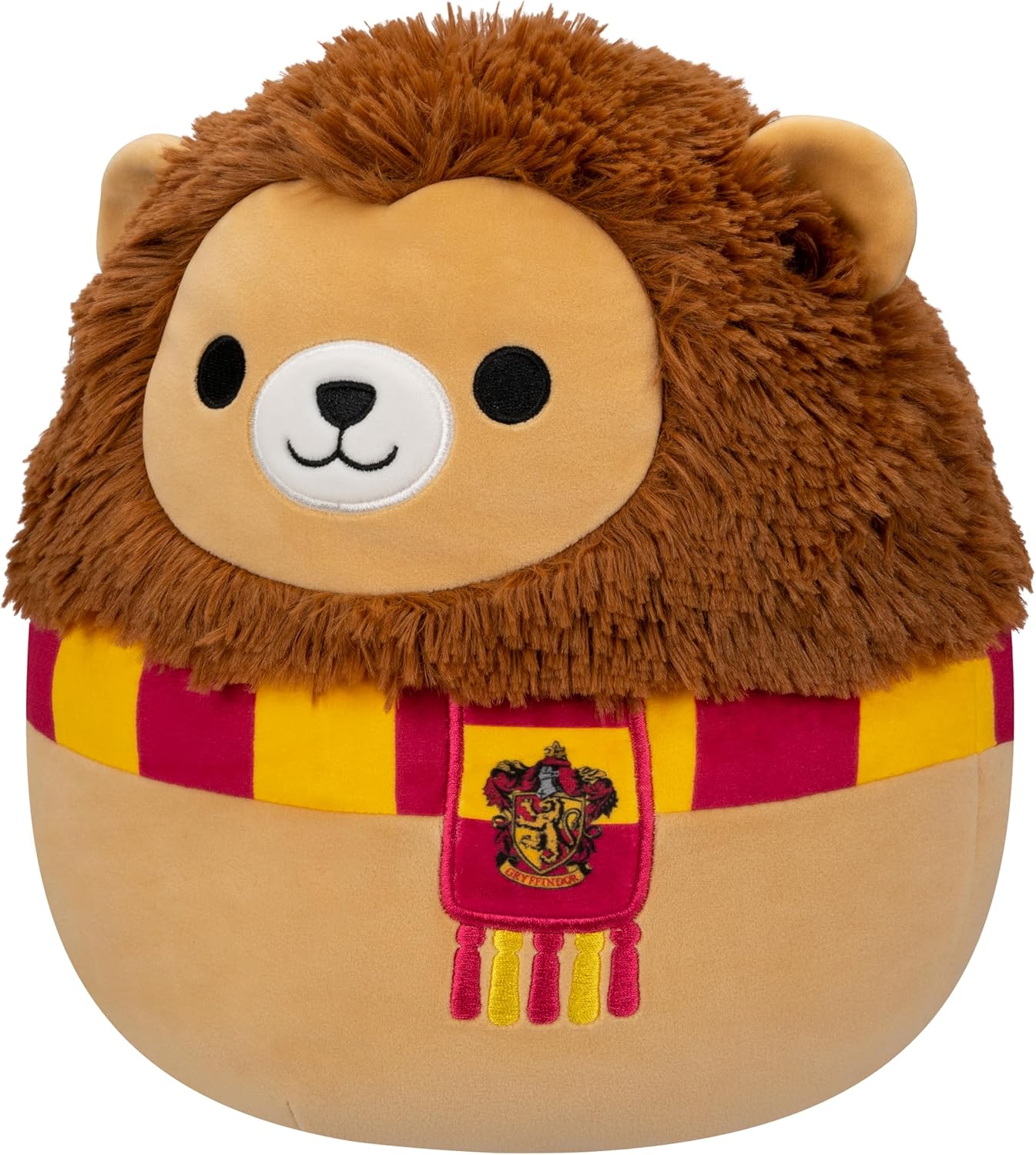 Squishmallows SQWB00017 Harry Potter León de Gryffindor Peluche oficial de Jazwares, ultra suave, tamaño mediano, 10 pulgadas, color marrón