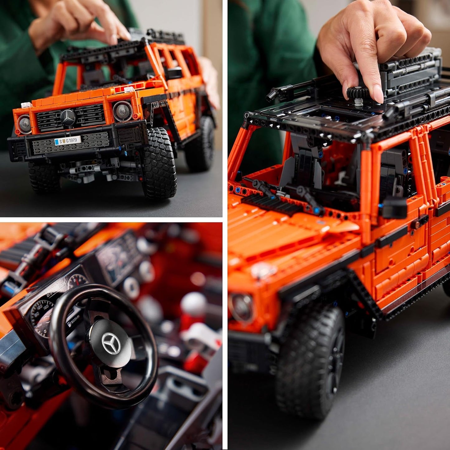 LEGO Conjunto de construção de linha Technic Mercedes-Benz G 500 PROFESSIONAL, kit de modelo de carro para adultos construirem, veículo off-road 4X4 colecionável, presente para homens, mulheres,