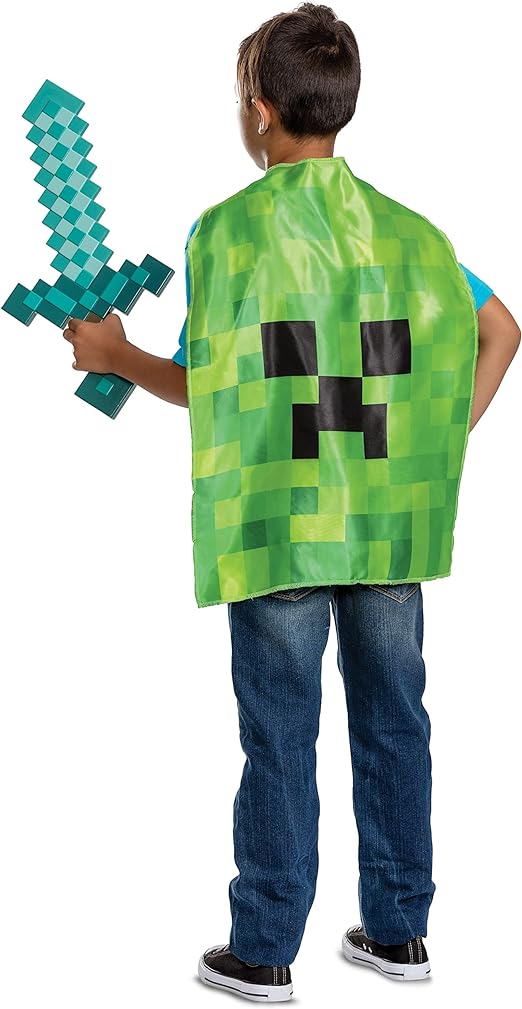 Disguise Acessório oficial da espada de diamante do Minecraft. Espada de Steve Minecraft. Tamanho único