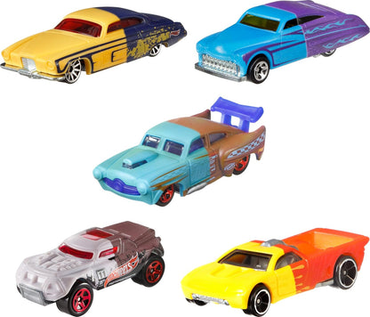 Hot Wheels  Carro, 1 veículo de brinquedo Color Shifters em escala 1:64, carro de mergulho em água gelada ou muito quente para mudar suas cores (os estilos podem variar), BHR15