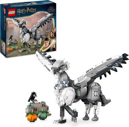 LEGO Bicuço de Harry Potter, brinquedo de hipogrifo, figura de criatura mágica, colecionável, decoração criativa de quarto infantil, ideia de presente do mundo mágico para meninos, meninas e fãs de 9 anos ou mais 76427