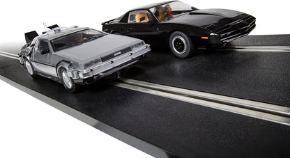 Scalextric  De volta para o futuro vs Knight Rider Corrida de caça-níqueis em escala 1:32